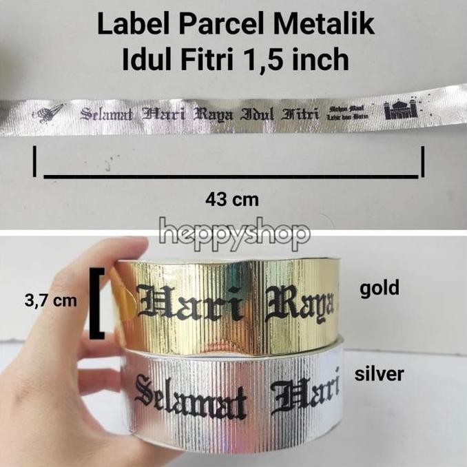 

yang dicari@@@@] Label Parcel Metalik Idul Fitri 1,5 inch, Pita Idul Fitri Metalik 1,5 inch