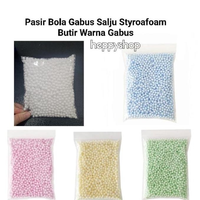 

siap kirim] PasirBolaGabusSaljuStyroafoamButirWarnaGabus