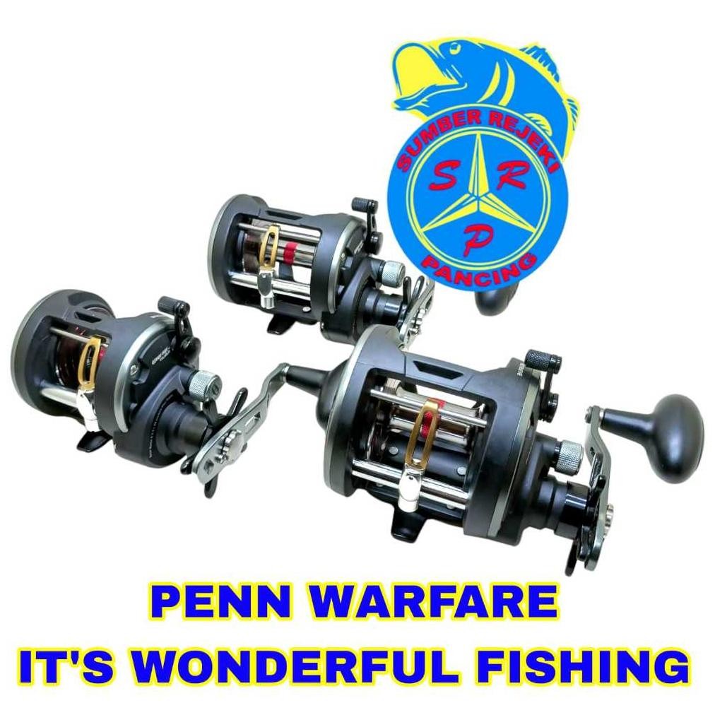 reel penn warfare 15lwlh 20lwlh 30lwlh handle kiri Nugi
