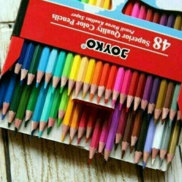 

Pensil Warna Joyko 48 Warna Color Pencils Joyko