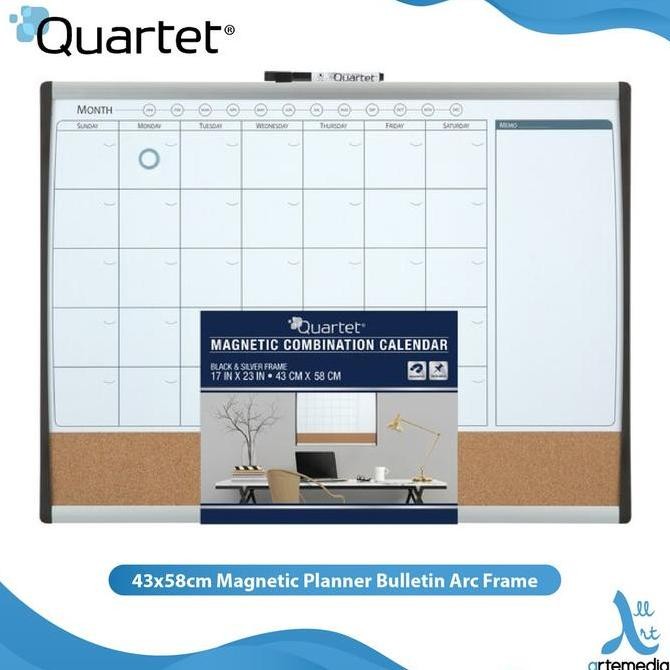 

BEBAS ONGKIR - Quartet 43x58cm Magnetic Planner Bulletin Arc Frame