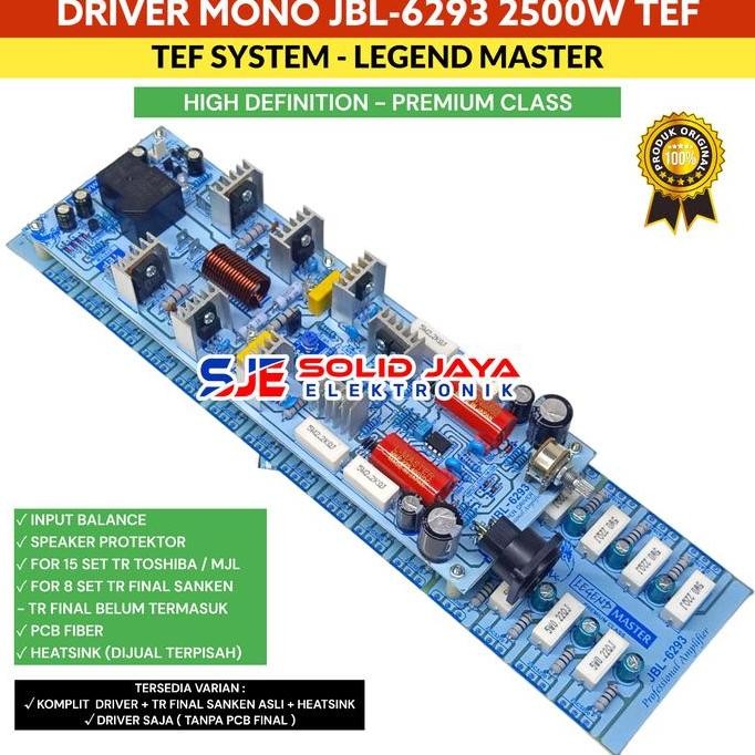 Promo KIT DRIVER POWER AMPLIFIER FORR JBL6293 JBL-6293 JBL 6293 2000W SUPER POWER AMPLIFIER PLUS INP