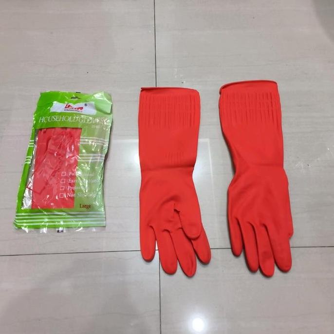 PANJANG IGM Sarung Tangan Karet TEBAL PANJANG IGM / Sarung Tangan Cuci Piring Baju NS
