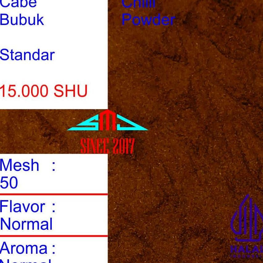 

Cabe Bubuk 1 Kg Standar Biasa Chilli Powder 1 Gram Standard Spice Rempah Bumbu Masak Spices