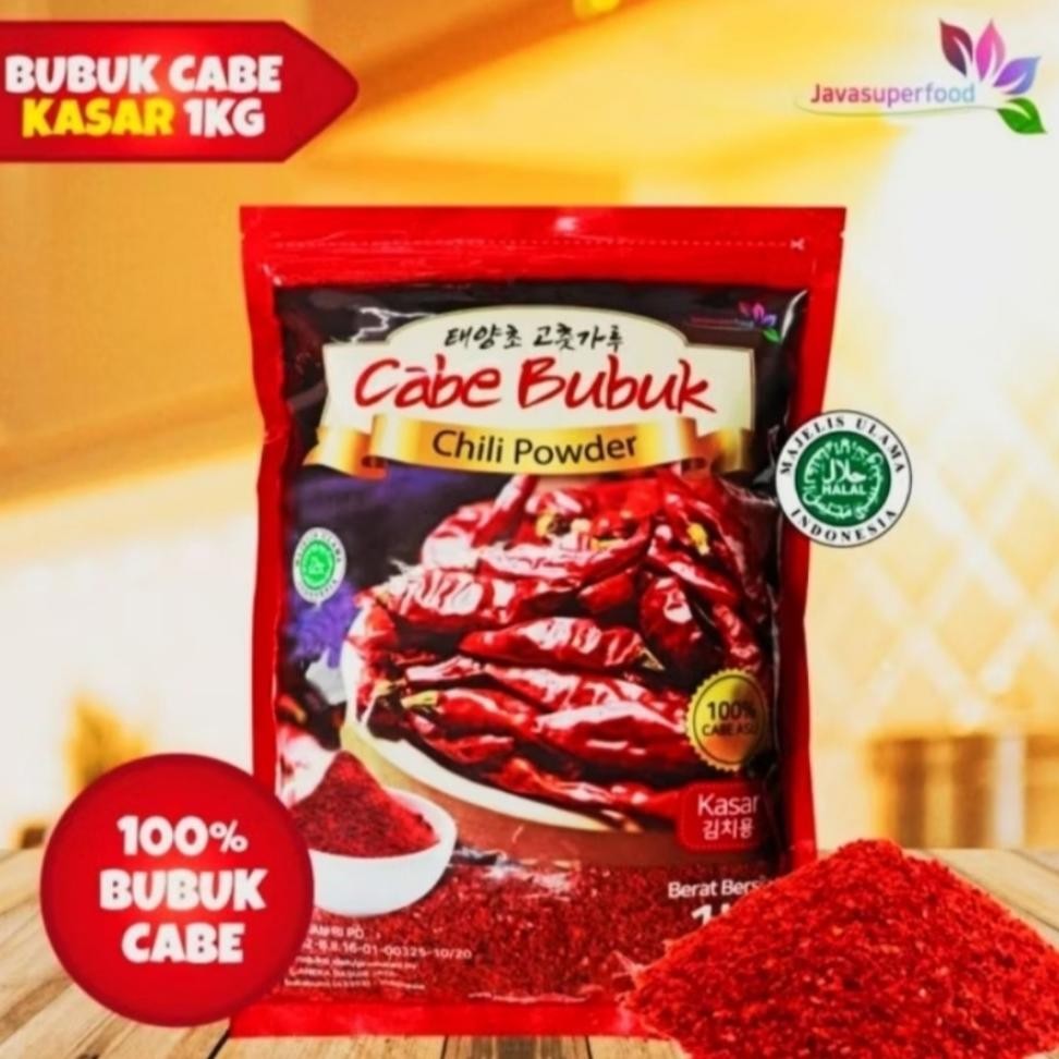

Gochugaru Bubuk Cabe Chili Powder Kasar 1Kg Halal