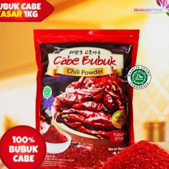 

Java Food Gochugaru Bubuk Cabe Korea Kasar Chili Powder 1 Kg Kimchi Halal 100