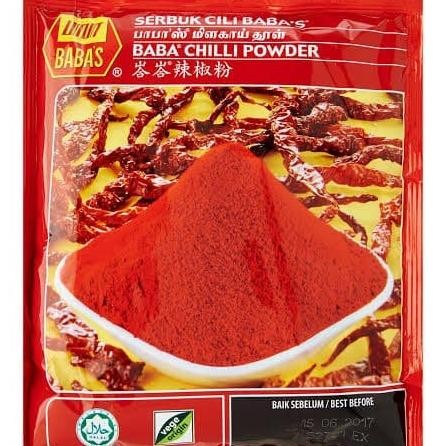 

Babas Bubuk Cabai Cabe Babas Chili Powder Malaysia 250 Gr