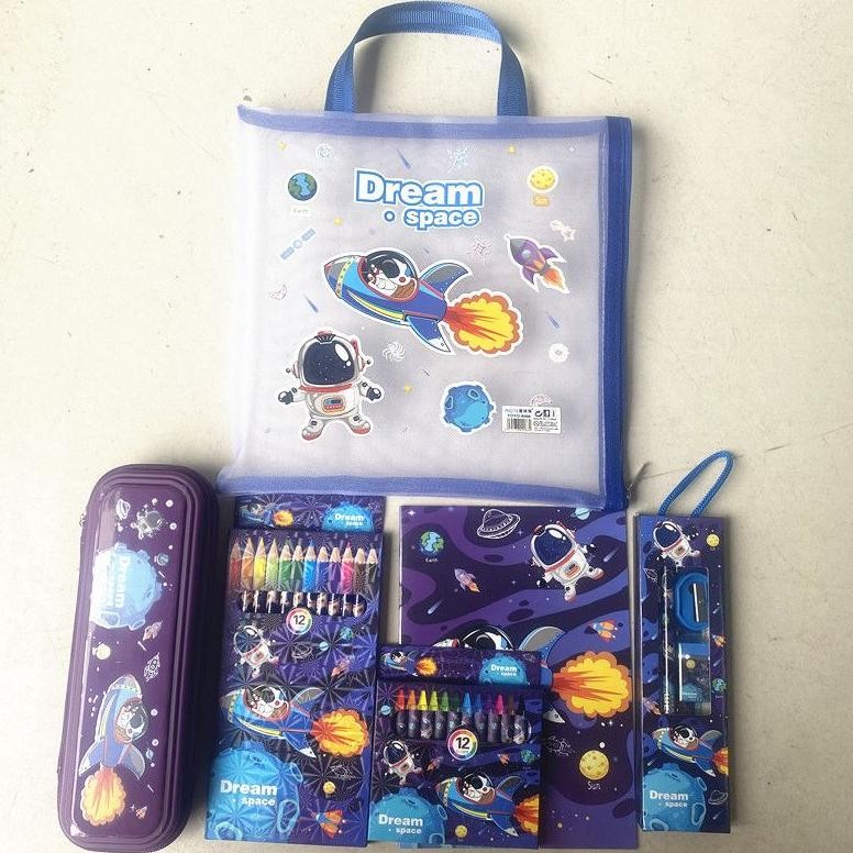 

Readyy!! [SERBALAKUOFFICIAL](KTPS.11)KOTAK PENSIL SETT / STUDY SET STATIONERY SET ALAT TULIS SEKOLAH ANAK SET ATK MOTIF