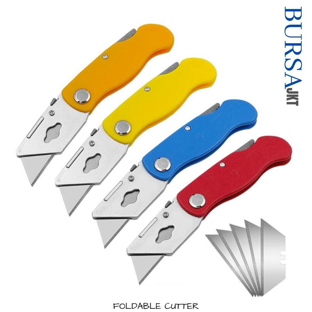 

Readyy!! CUTTER LIPAT FOLDABLE CUTTER GYPSUM AKRILIK + TAMBAHAN MATA PISAU