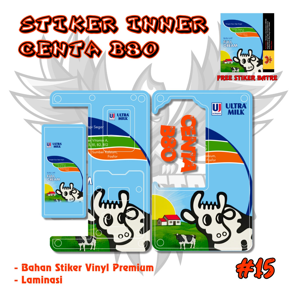 

Premium Cut - 1 B80 15 Garskin Stiker / Case Custom Terlaris 2PCS/ Fullbody