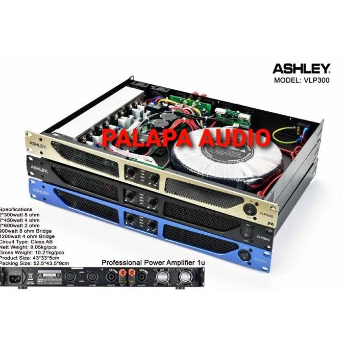 Promo POWER AMPLIFIER ASHLEY VLP-300 COD