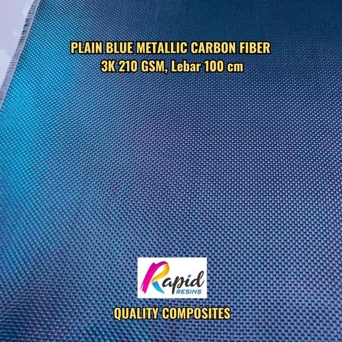

Promo Serat Karbon 3K Plain Biru Metallic Glitter Blue Carbon FIber 210gsm COD