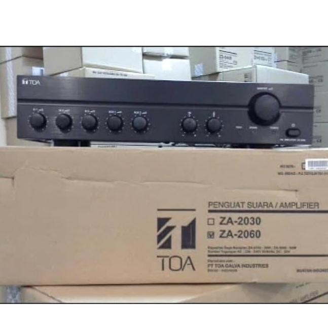 Promo Ampli TOA 60 watt Original 100% BARU / Amplifier Toa ZA-2060 COD