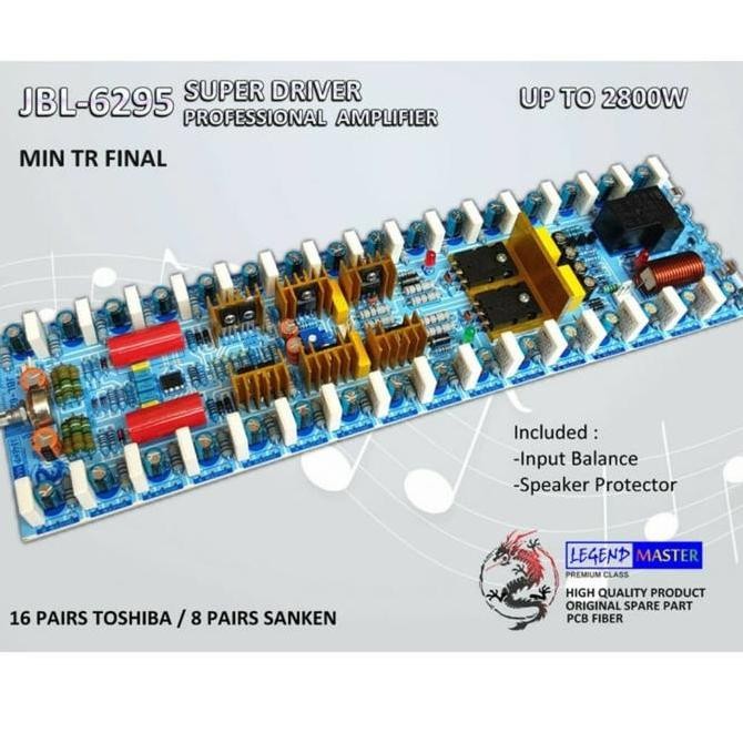 Promo KIT DRIVER POWER JBL-6295 SUPER DRIVER AMPLIFIER MINUS TR / JBL6295 COD