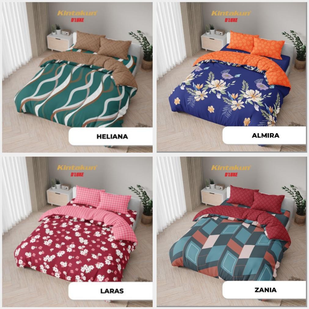 DIJAMIN EMPUK Bedcover Set Kintakun Tinggi 30 cm Uk.180 x 200