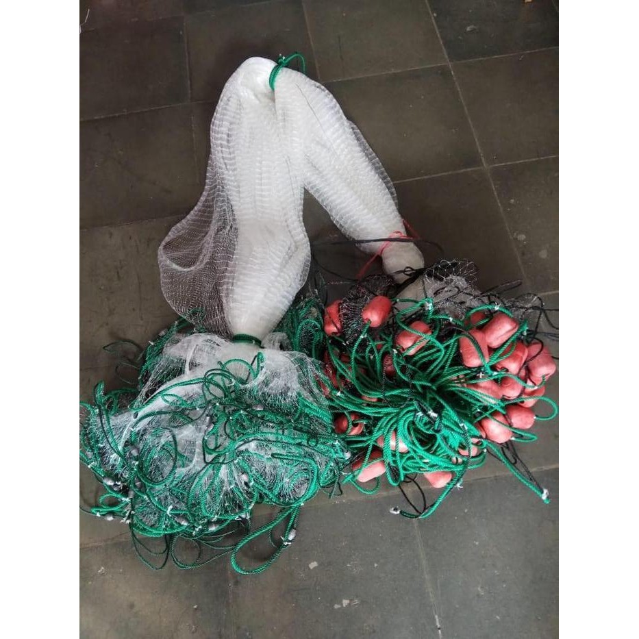 FT Jaring siap pakai pukat tarik, 1 in, panjang 33 m