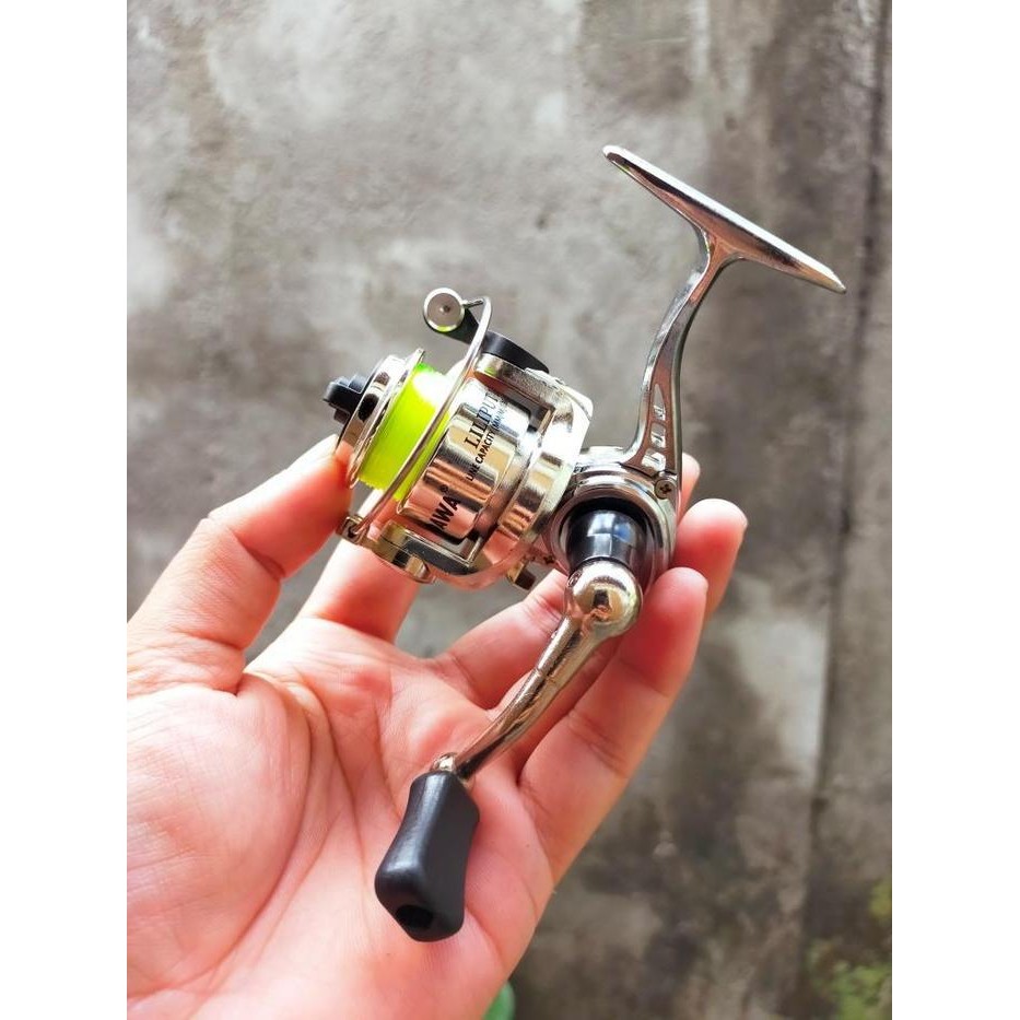 FT Reel Pancing Ogawa liliput 100 Mini Reel Metal Body Include Senar Reel Kuat Ultra Light Mini reel