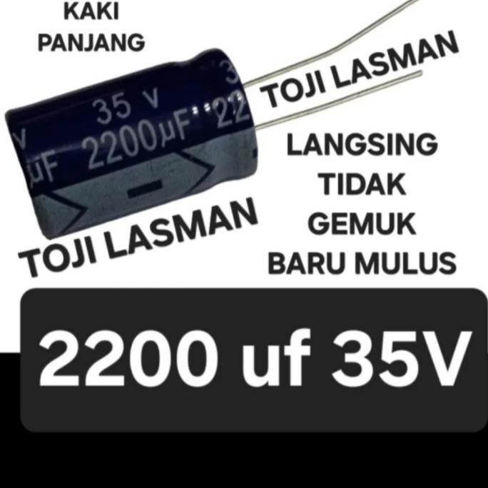 ( 2.200 UF 35V ) ELKO ELCO 2200UF 35V 2 200 2200 UF MIKRO 2.200UF 50 V