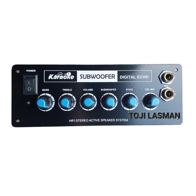 ( DMS 650 MINUS MP3 ) TOSHIBA ORIGINAL TOJI LASMAN 650 12V DC AKTIF KARAOKE MIC ECHO SUBWOOFER 300W 