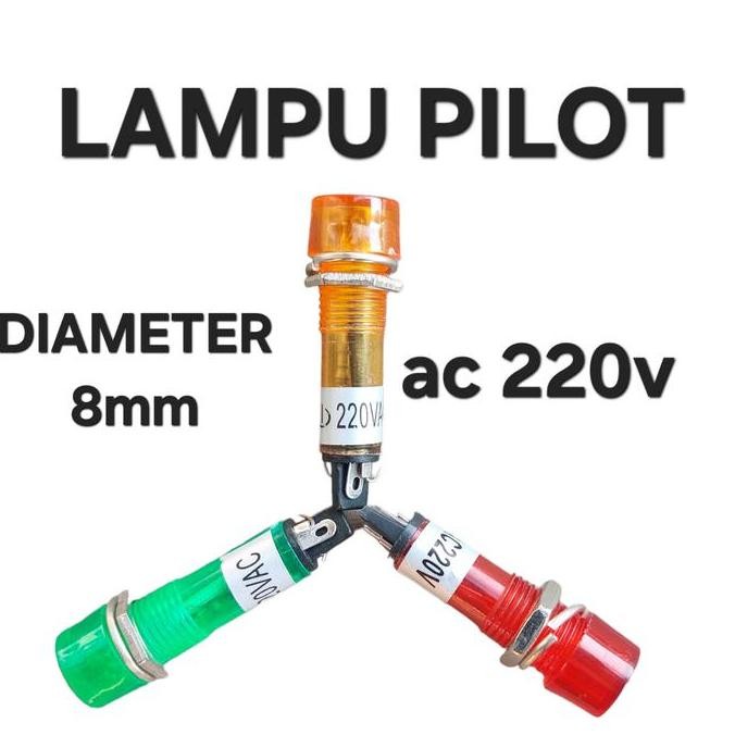 LAMPU INDIKATOR 220V 220 LED PILOT 220 VOLT LAMPU PILOT