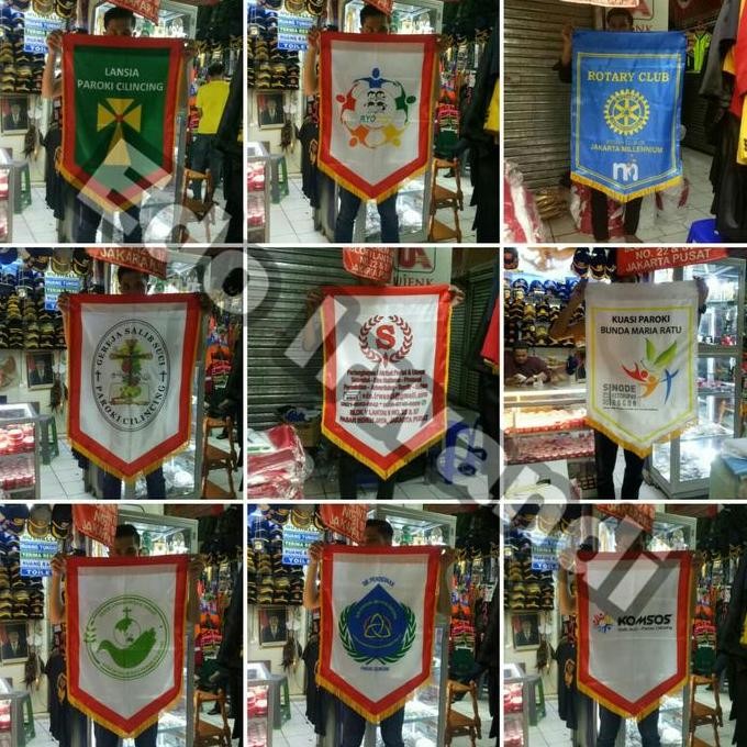 Bendera Vandel Bendera Pataka Vandel Besar Bendera Ruangan Printing murah