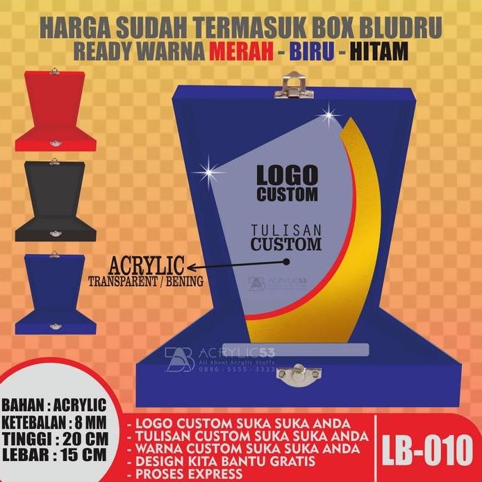 Baru PLAKAT, PLAKAT AKRILIK, PLAKAT ACRYLIC, VANDEL, PIAGAM 20X15 + BOX L10