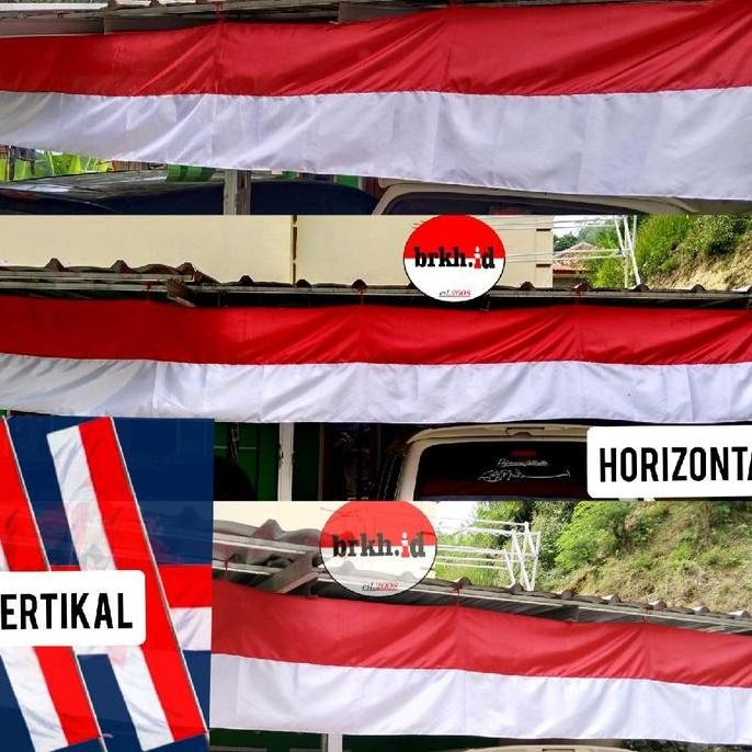 ready  6 Meter - Umbul Umbul Bendera Merah Putih Lespang Panjang Serbaguna Vertikal/Horizontal