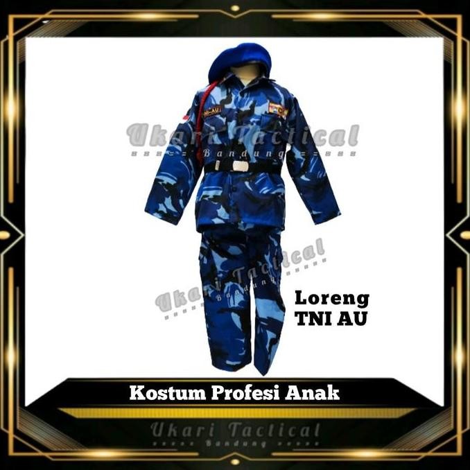 NEW  Kostum seragam karnaval angkatan udara tk paud pocil baju anak Fashion