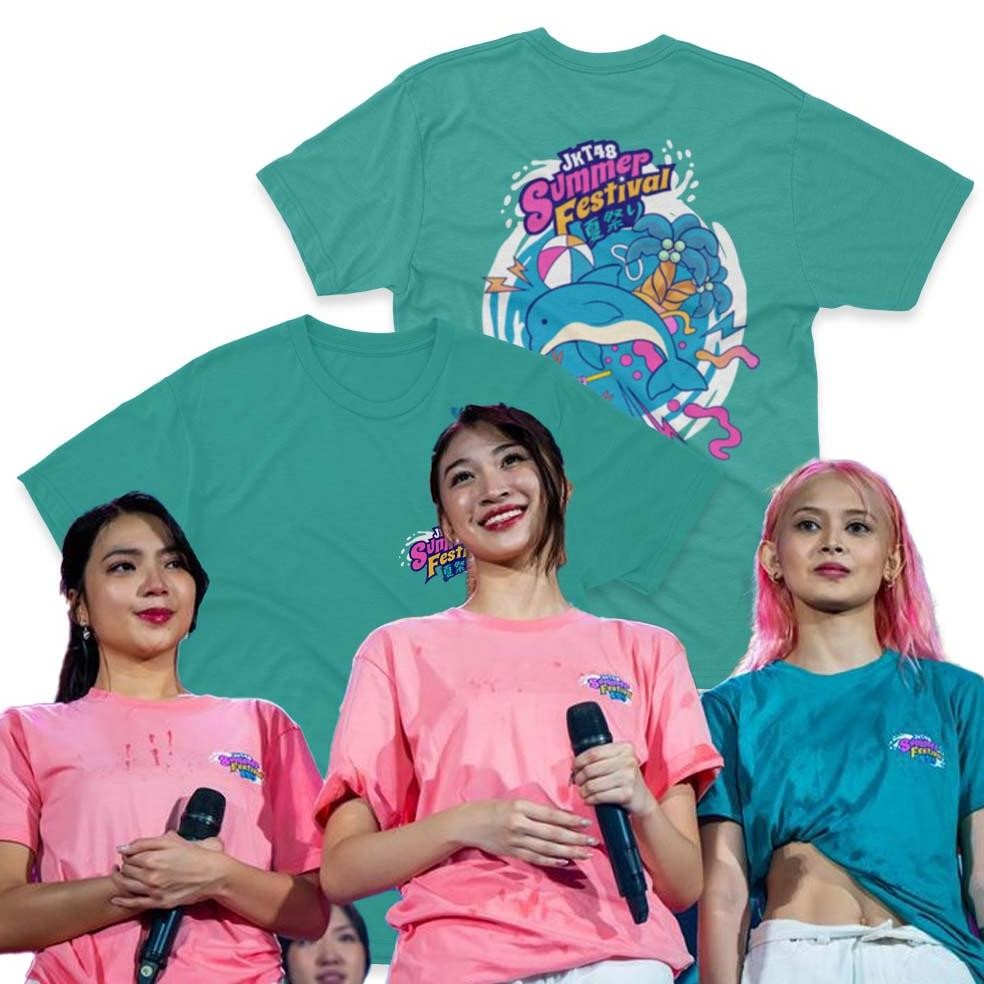 DF49>> T-Shirt Kaos JKT48 Summer Festival 2023 Katun S-4XL