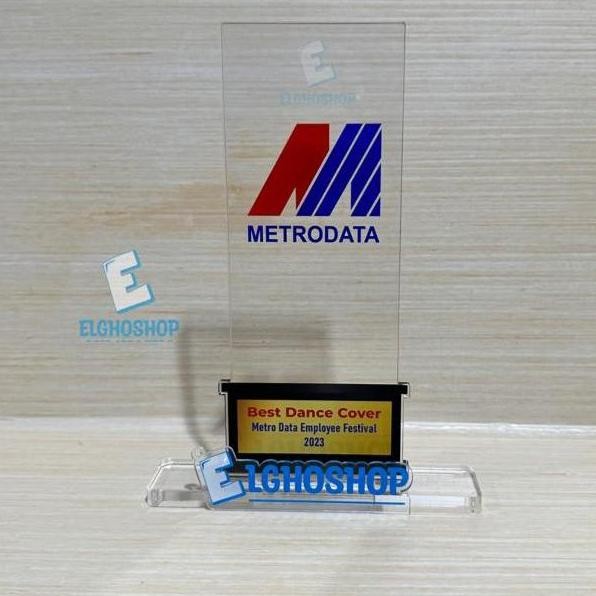 Baru TERMURAH Plakat Akrilik Custom + Box Bludru Uk.30x14 8mm