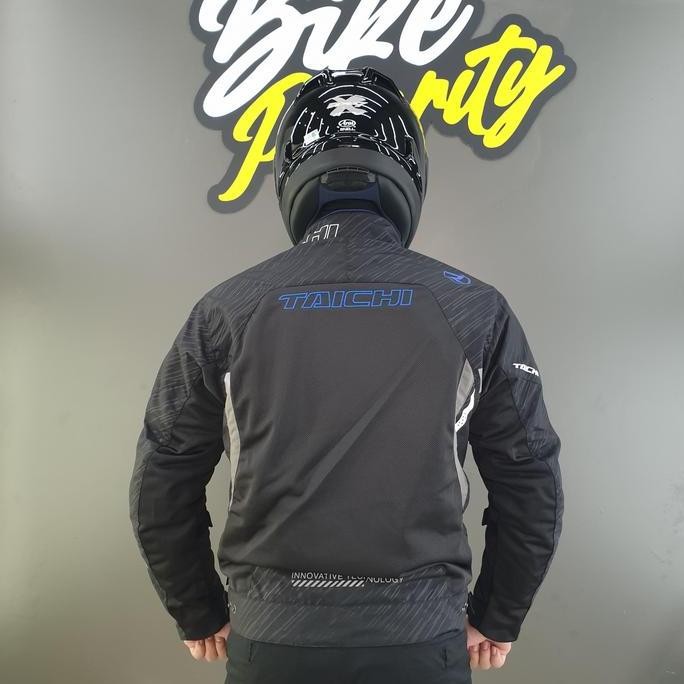 RS Taichi RSJ325 Racer Mesh Jacket - Black Blue