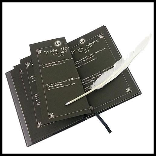 

DNOT set pulpen buku death note L catatan kematian aksesoris