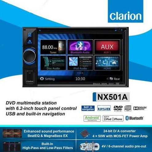 CLARION NX501A Headunit Double din