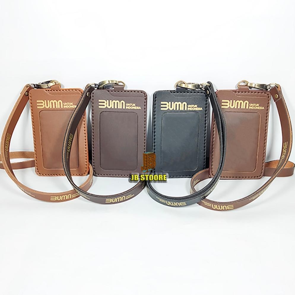 

Readyy!! Tempat Id Card BUMN 3K Kulit / Id Card Holder Bumn Indonesia Gantung / name tag bumn tali kulit