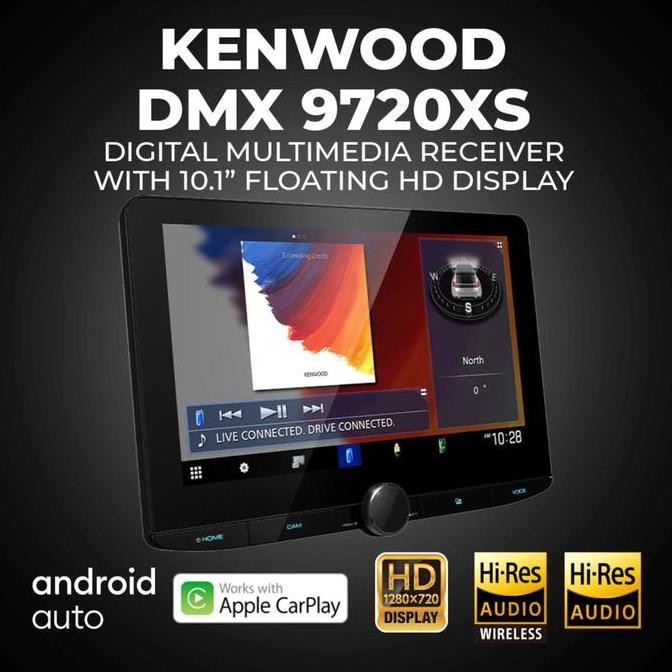 Headunit Kenwood DMX 9720XS 10" High res