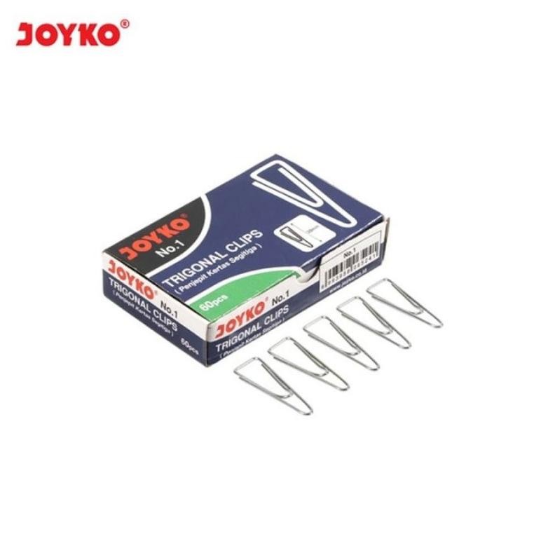 

Readyy!! Trigonal Clip/Paper Clip Joyko No.1 ( 1pak/10 kotak )