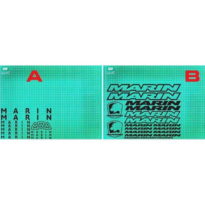 ready cutting sticker/stiker sepeda marin