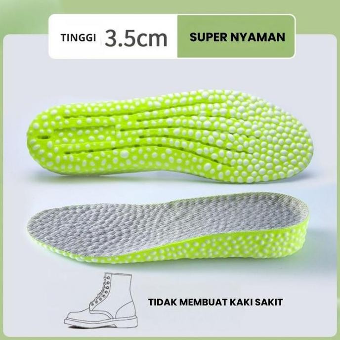 New  Sol Sepatu Peninggi Badan / Insole Peninggi Badan /  Insole Tambah Tinggi Pria & Wanita / Sol S