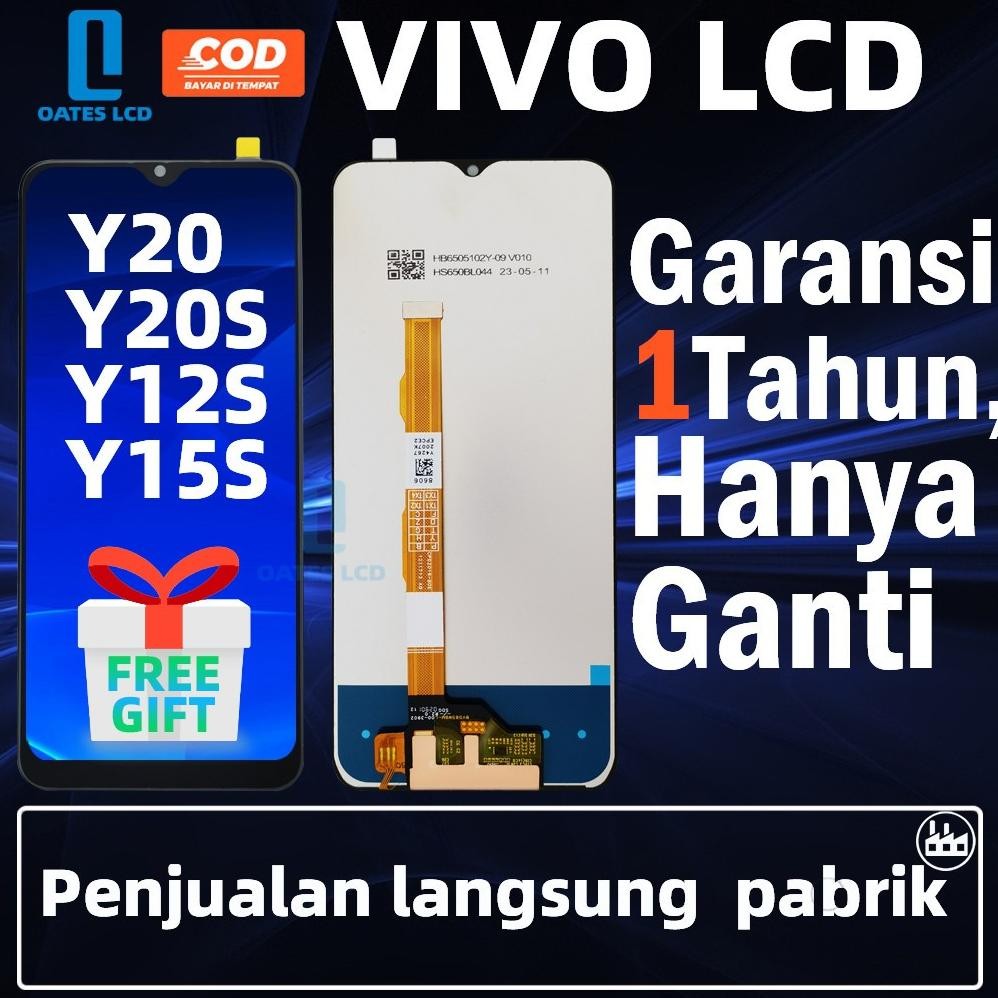 Terbaru - OriginalLCD VIVO Y20/Y15S/Y12S/Y20i/Y20s/Y20 2021/Y20S G/Y01 FULLSET Touchscreen ORI HP OG