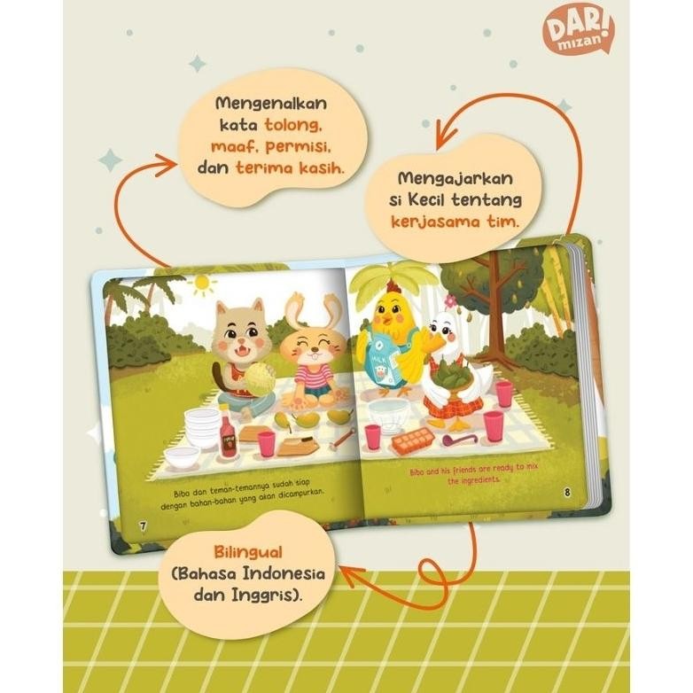 Flash Sale - BOARDBOOK BILINGUAL Untuk Balita Aku Tahu 4 Kata Ajaib/Saat Aku Senang Sedih Marah Taku