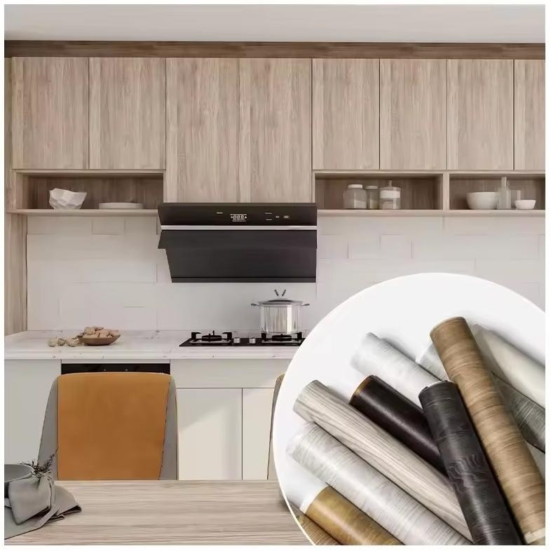 MURAH Stiker Lantai/Sudah Ada Lemnya Keramik/Tangga/Dapur Motif Kayu /Marmer