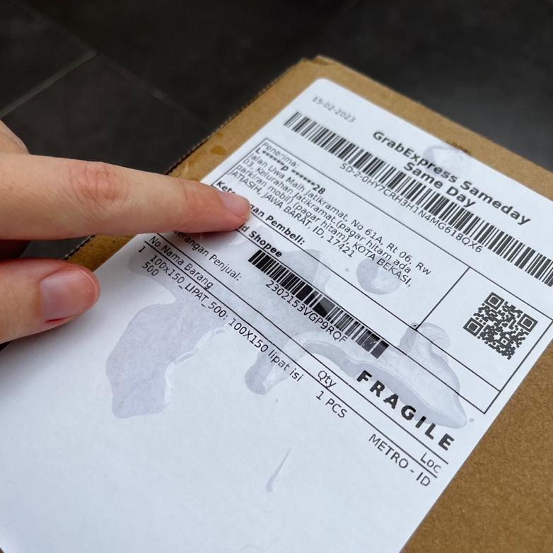 

Special LABEL STICKER THERMAL LIPAT 100 X 150 BARCODE 100X150 UKURAN A6