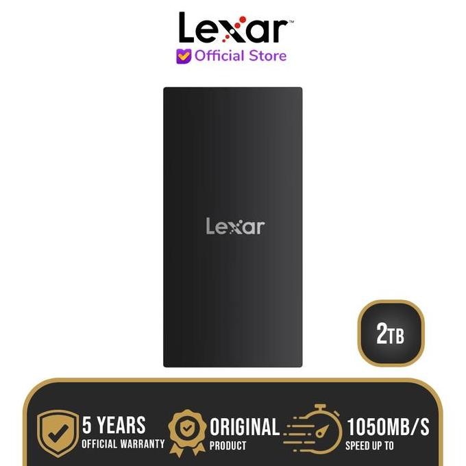 TERBARU - Lexar SL300 SSD External Portable 2TB - 2 TB USB-C 3.2