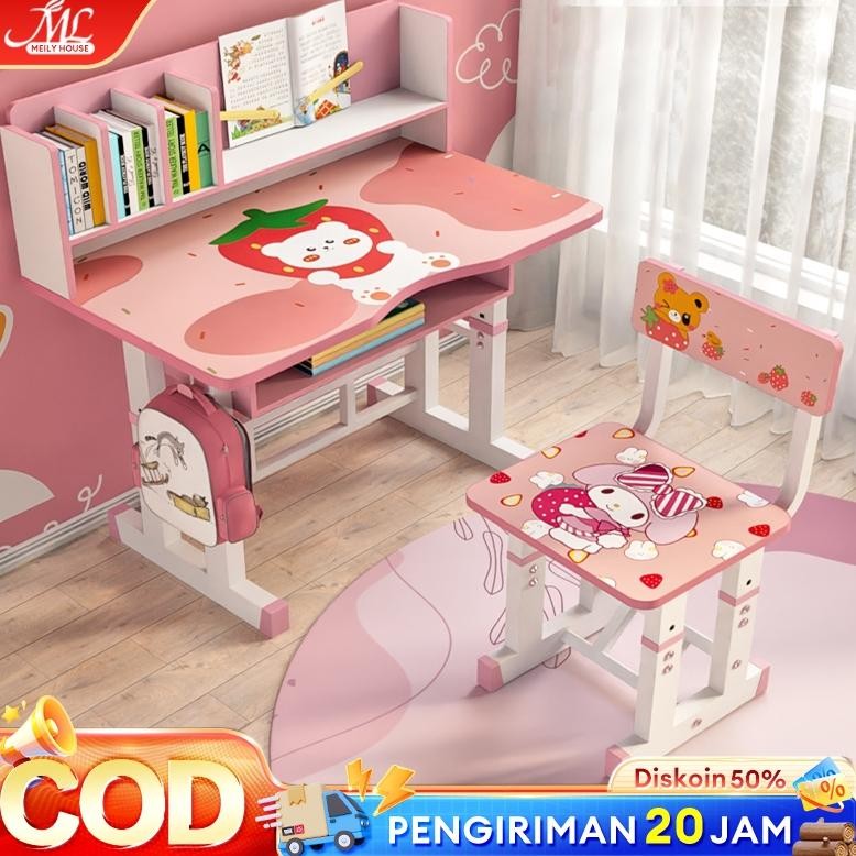 Meja Belajar Anak Set Kursi Meja Belajar Anak Meja Sekolah Meja Kursi Belajar Anak Dan Kursi Set