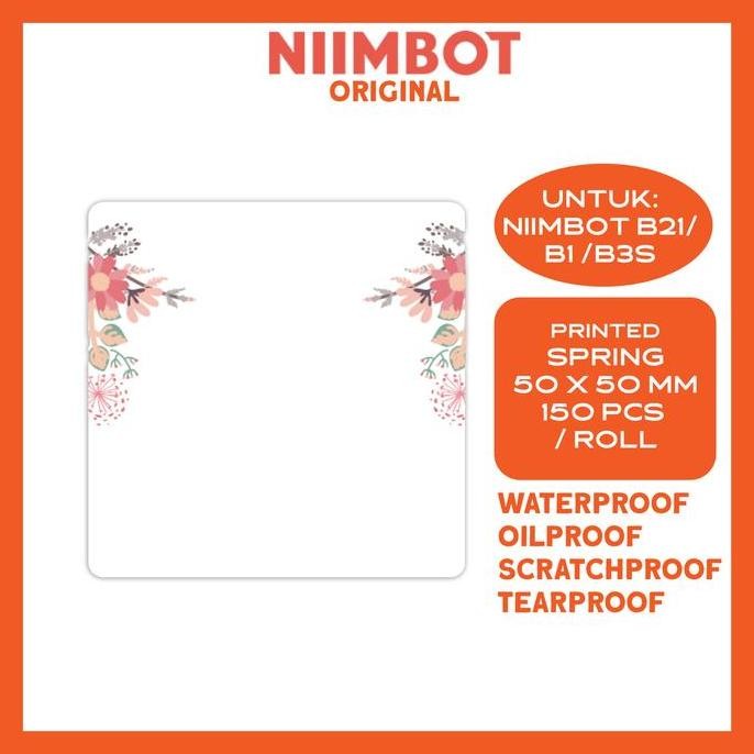 

Baru Sticker Roll Isi Ulang Niimbot B1 B21 B3S - Stiker Label Karakter Lucu Cewek