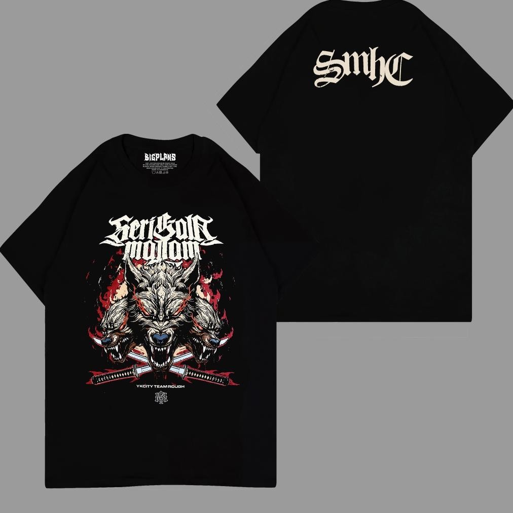 Promo Serigala Malam Yk City Teamrough Kaos Serigala Malam Hc Kaos Band Metal Punk Hardcore