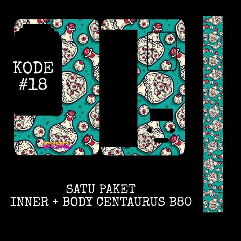 

Stiker Vnil B80 Batre Tipe 18 Garskin/Stiker Case Bisa Custom Motif - 2Pcs