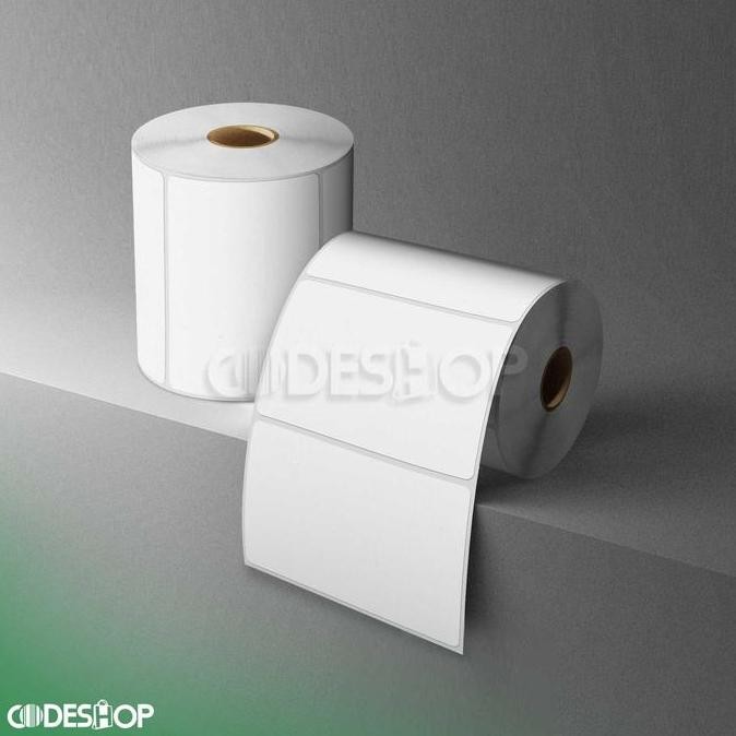 

Baru Label Semicoated 104X75Mm Bare - Ukuran A6 Isi 700Pcs Label Printer