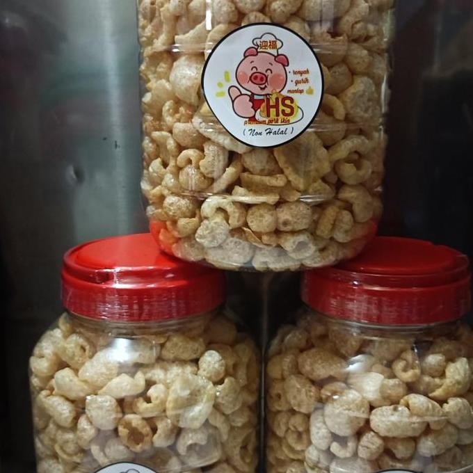 

Kerupuk Kulit Babi Kwalitas Premium Toples 10Liter #Gratisongkir