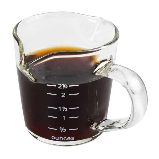 Original One Two Cups Teko Takaran Kopi 70ml Cangkir Gelas Kopi Mini Tahan Panas